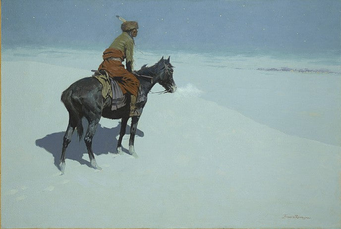 Friends or Foes? (The Scout) by Frederic Remington,A3(16x12")Poster