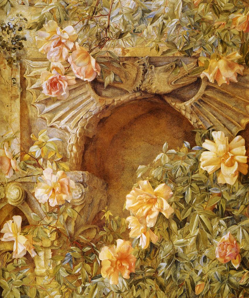 Italian Grotto, vintage artwork by Henry Roderick Newman, 12x8" (A4) Poster