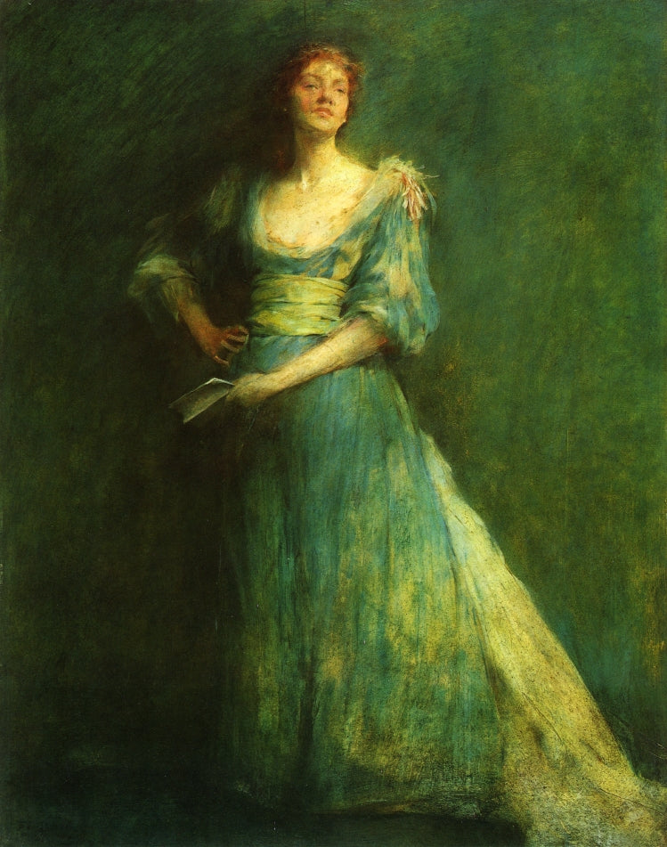 Comedia by Thomas Wilmer Dewing,A3(16x12")Poster