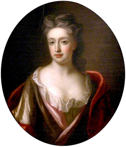 Anne Salvin, Mrs Walter Strickland, vintage artwork by Michael Dahl, 12x8" (A4) Poster