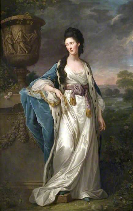 Susannah Lady Isham, Wife of the 7th Bt Isham, vintage artwork by Richard Brompton, 12x8" (A4) Poster
