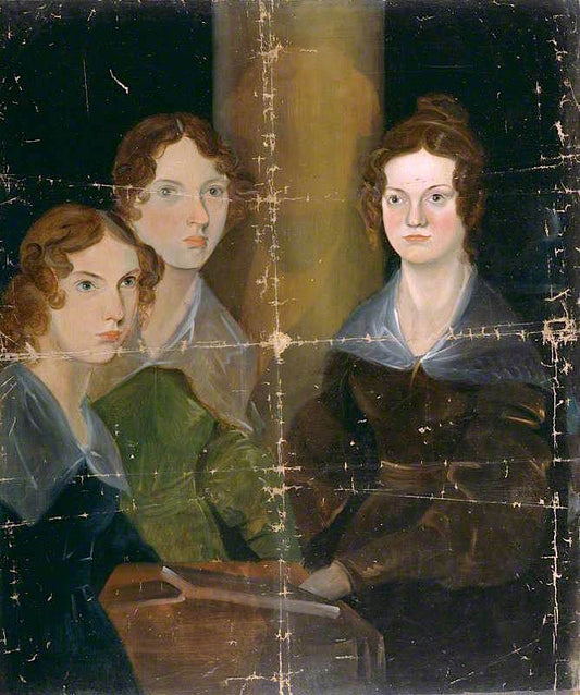 The Brontë Sisters, vintage artwork by Patrick Branwell Brontë, A3 (16x12") Poster Print