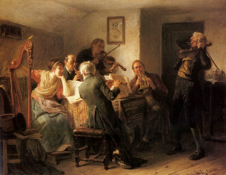 The Sour Note, vintage artwork by Adolf Eberle, 12x8" (A4) Poster