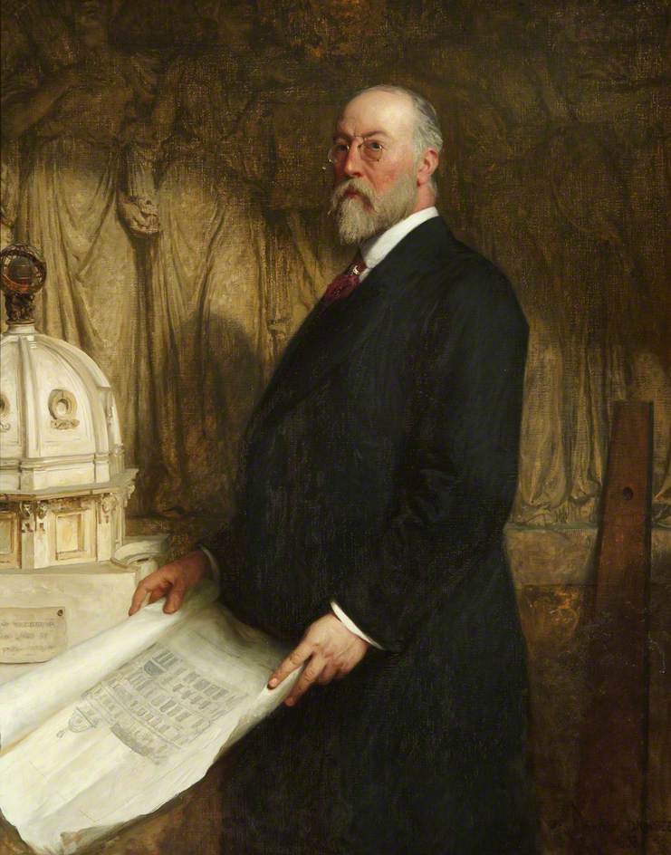 John Belcher, vintage artwork by Sir Francis Bernard (Frank) Dicksee, 12x8" (A4) Poster