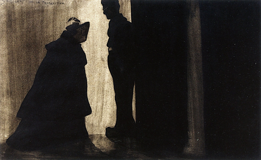 The Proposition, vintage artwork by Leon Spilliaert, 12x8" (A4) Poster