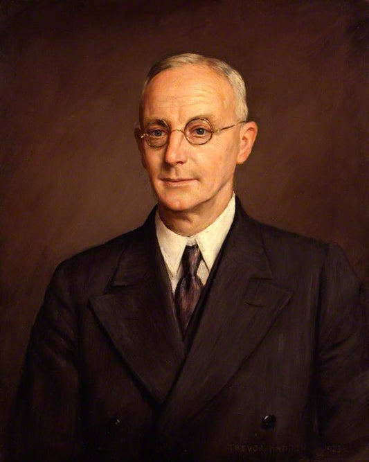 Sir Edmund Taylor Whittaker, vintage artwork by Arthur Trevor Haddon, 12x8" (A4) Poster
