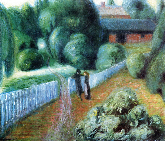 Summer Night by Aksel Waldemar Johannessen,16x12(A3) Poster