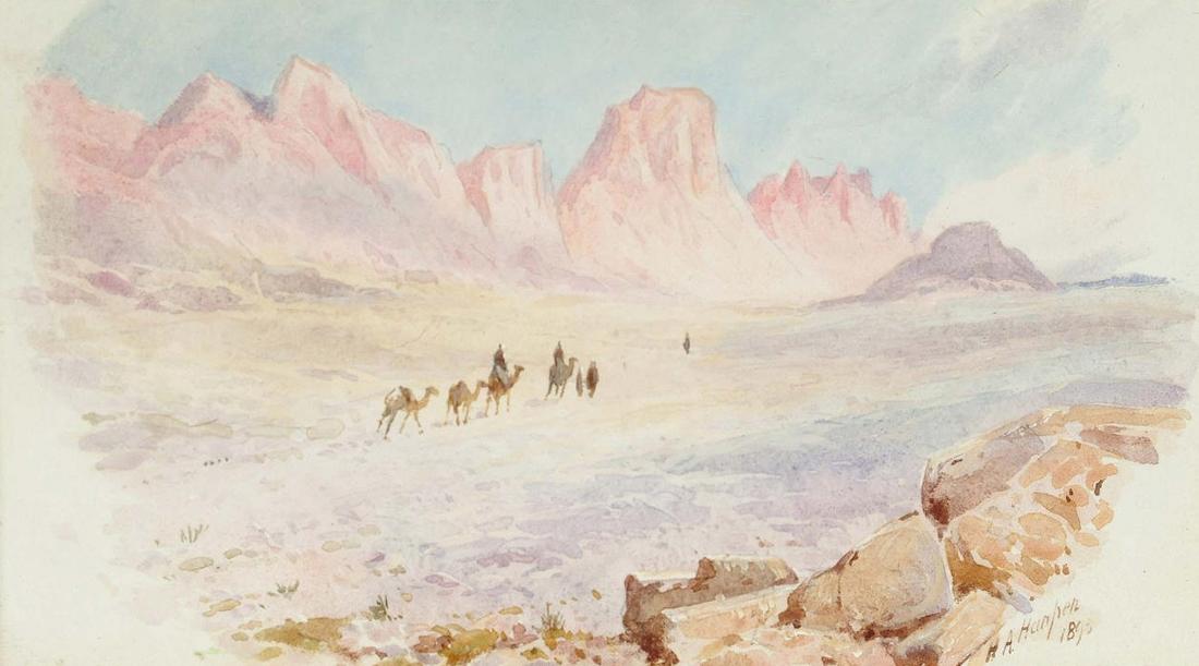 Sinai, vintage artwork by Henry Andrew Harper, 12x8" (A4) Poster