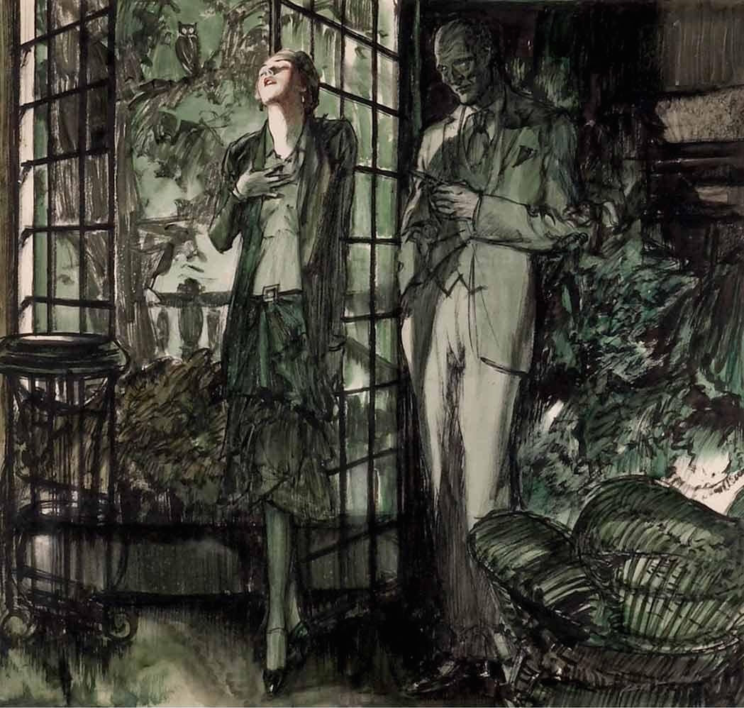 The Proposition, vintage artwork by Henry Patrick Raleigh, 12x8" (A4) Poster