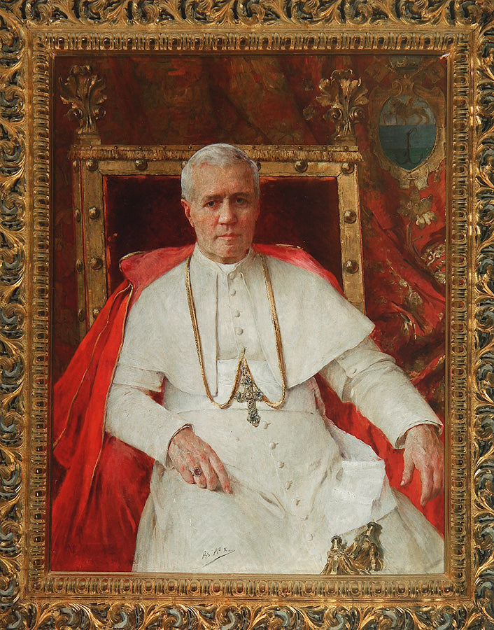 Pope Pio X by Mato Celestin Medovic,A3(16x12")Poster