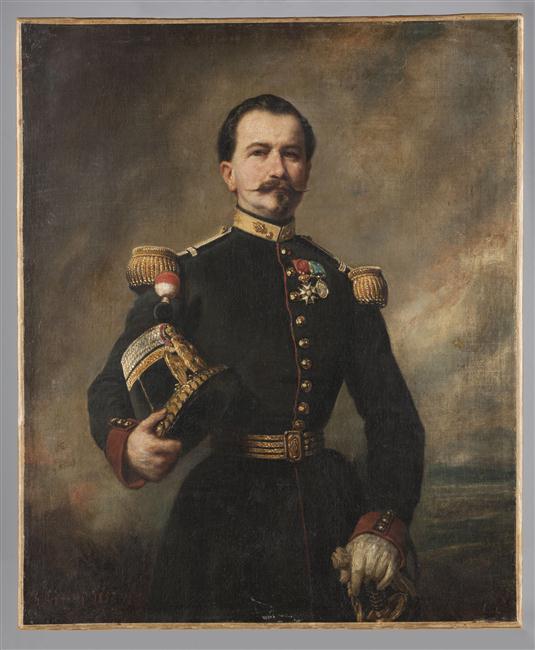 Louis-Julien Signorino, vintage artwork by François Gabriel Guillaume Lepaulle, A3 (16x12") Poster Print