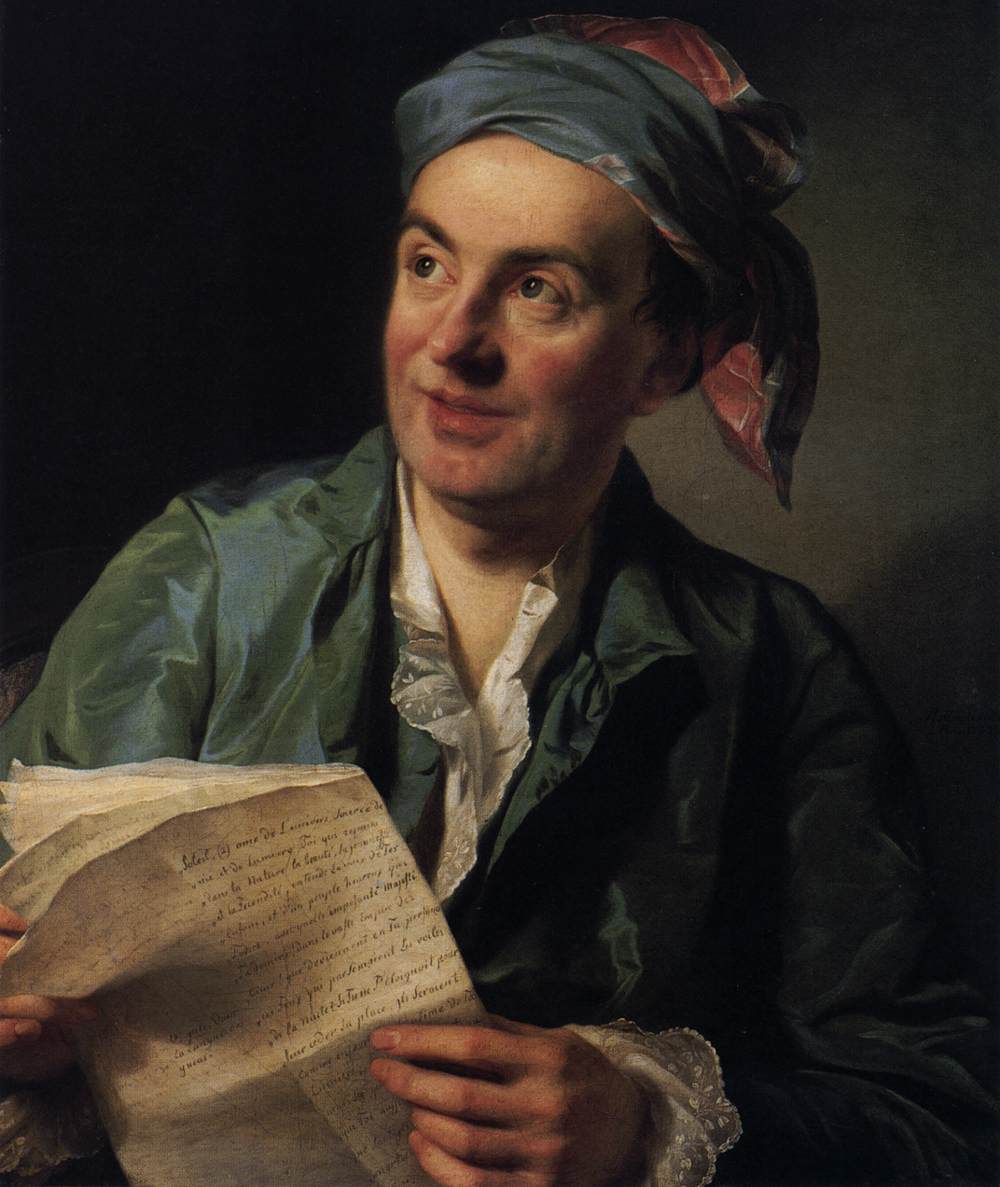 Jean-François Marmontel, vintage artwork by Alexander Roslin, 12x8" (A4) Poster