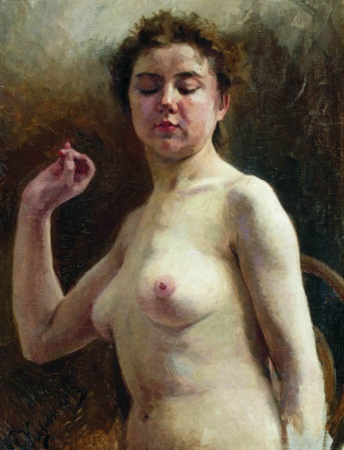The First Model, vintage artwork by Ivan Kulikov, 12x8" (A4) Poster