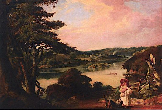 View on the Schuylkill, vintage artwork by John Neagle, A3 (16x12") Poster Print