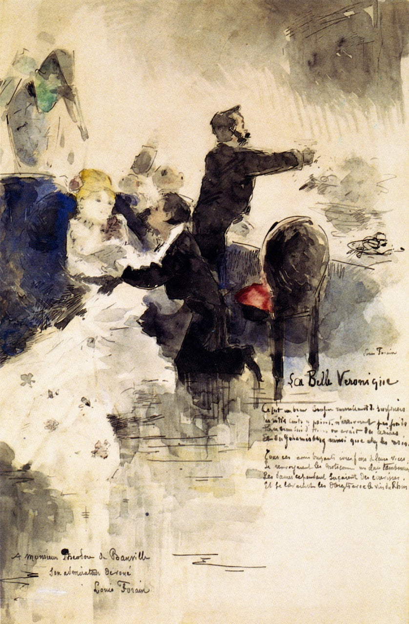 La Belle Veronique by Jean-Louis Forain,A3(16x12")Poster