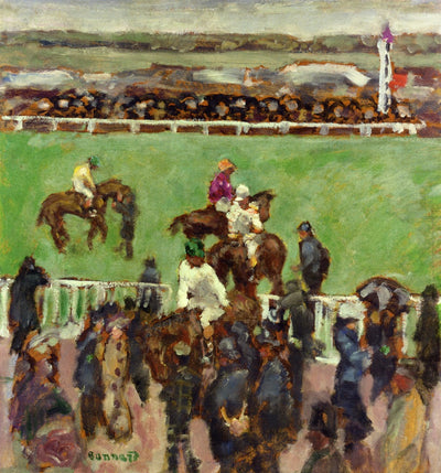 At the Races, Longchamp by Pierre Bonnard,A3(16x12")Poster