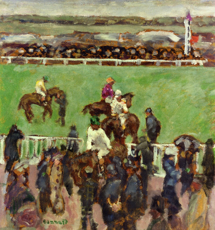 At the Races, Longchamp by Pierre Bonnard,A3(16x12