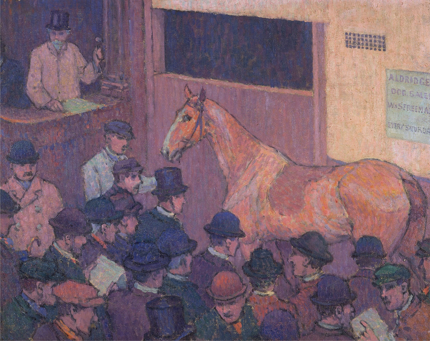 Quiet with all Road Nuisances, vintage artwork by Robert Bevan, 12x8" (A4) Poster