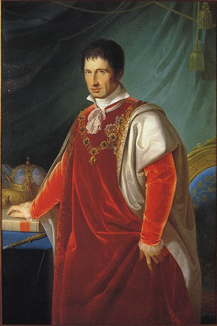 Francesco IV, Duke of Modena, vintage artwork by Adeodato Malatesta, A3 (16x12") Poster Print