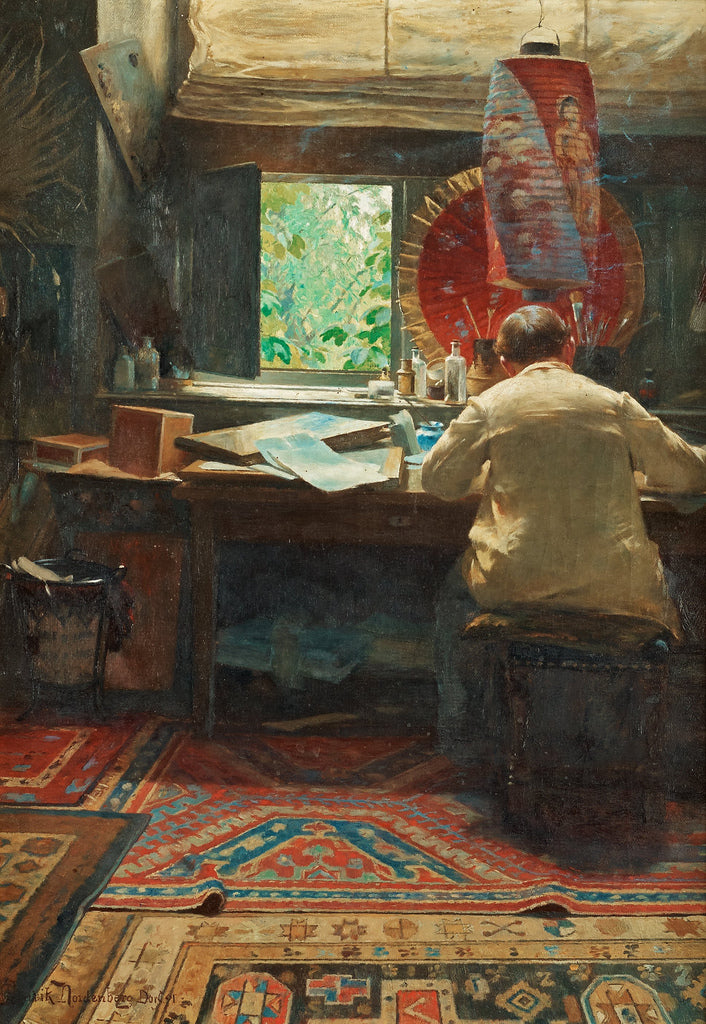 The Artist’s Studio by Henrik Nordenberg,A3(16x12")Poster