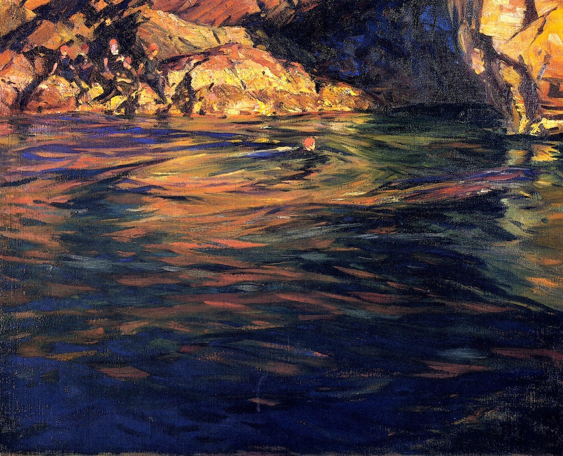The Narrow Cove by Charles H. Woodbury,A3(16x12")Poster