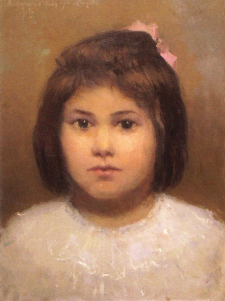 Adrienne - Study by  Gas Light, vintage artwork by Julian Onderdonk, 12x8" (A4) Poster