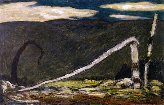 Desertion, vintage artwork by Marsden Hartley, 12x8" (A4) Poster