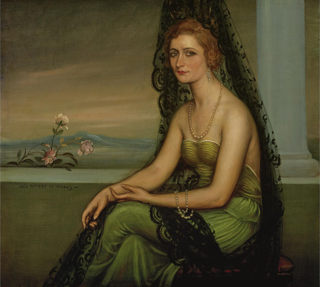 A Friend of Torres Arias by Julio Romero de Torres,16x12(A3) Poster