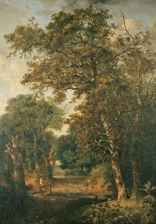 Marlingford Grove, Norfolk, vintage artwork by John Crome, 12x8" (A4) Poster