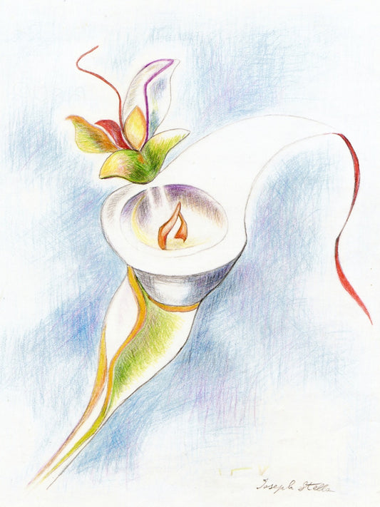 Fantasy Flower by Joseph Stella,16x12(A3) Poster
