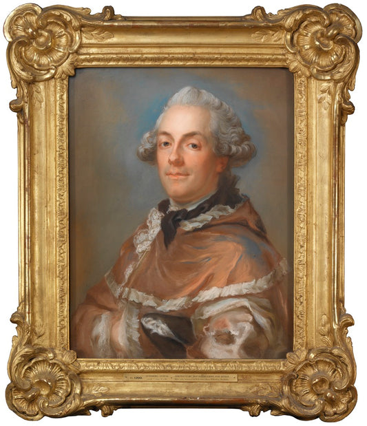 Baron H.I. von Düben, vintage artwork by Gustaf Lundberg, 12x8" (A4) Poster