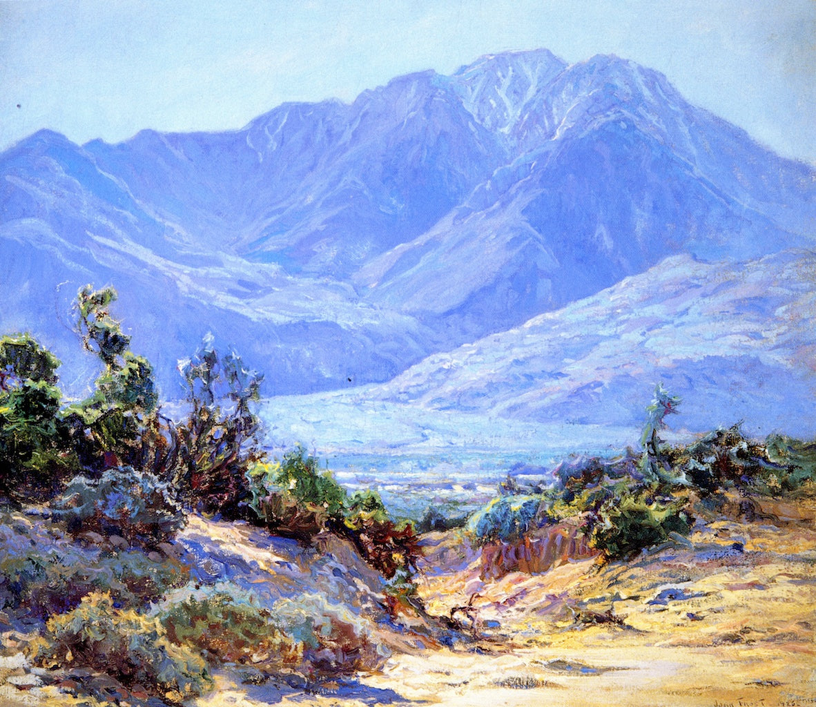 Mount San Jacinto, vintage artwork by John Frost, 12x8" (A4) Poster
