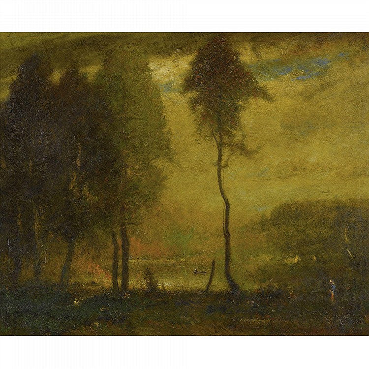 The Pond, Late Afternoon by Elliott Daingerfield,A3(16x12")Poster