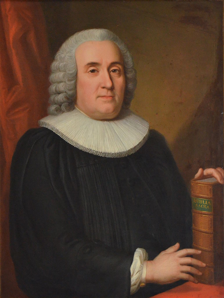 Portrait of Abraham von Greyerz, vintage artwork by Emmanuel Jakob Handmann, 12x8" (A4) Poster