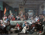 An Election: 1. An Election Entertainment, vintage artwork by William Hogarth, 12x8" (A4) Poster