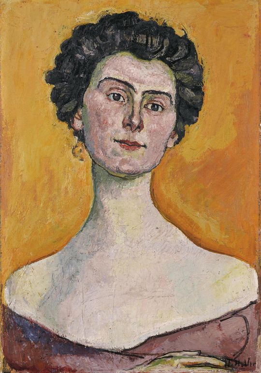 Portrait of Clara Pasche-Battie by Ferdinand Hodler,A3(16x12")Poster