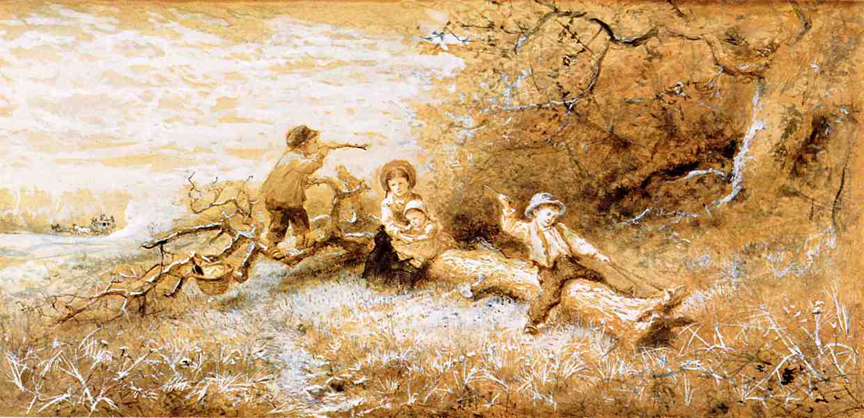 Tally-ho, vintage artwork by James Crawford Thom, 12x8" (A4) Poster
