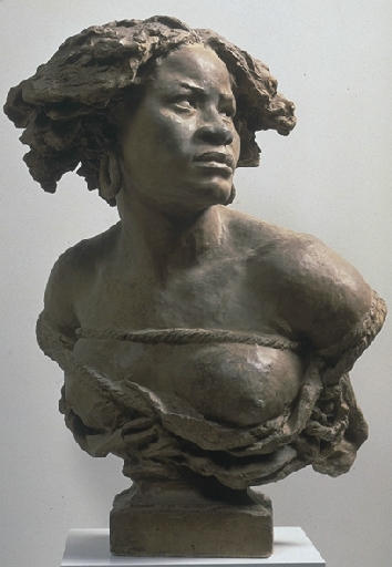 La negresse, vintage artwork by Jean-Baptiste Carpeaux, 12x8" (A4) Poster