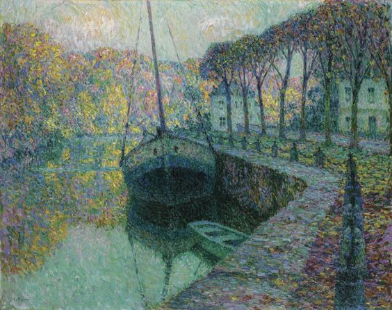 Boats at Sel by Henri Le Sidaner,A3(16x12")Poster