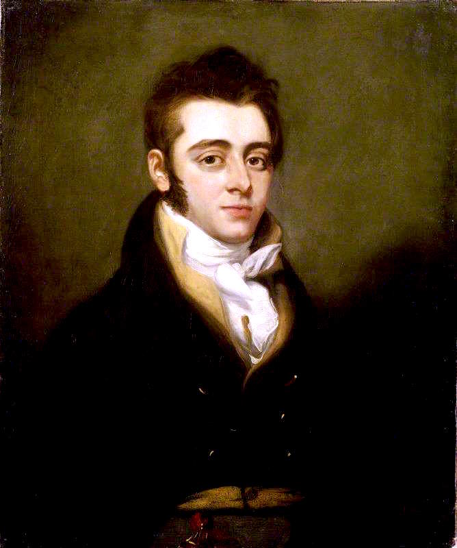 Colonel Alban Thomas Jones Gwynne, vintage artwork by Mather Brown, 12x8" (A4) Poster