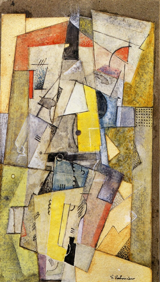 Cubist Composition by Georges Valmier,16x12(A3) Poster