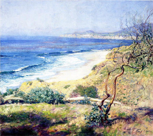 Laguna Shores, vintage artwork by Guy Orlando Rose, 12x8" (A4) Poster