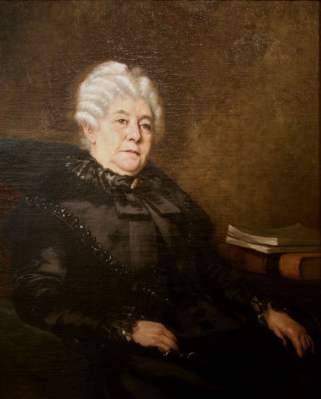 Elizabeth Cady Stanton, vintage artwork by Anna Elizabeth Klumpke, 12x8" (A4) Poster