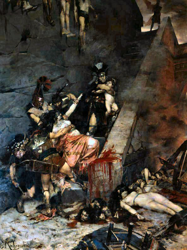 Andromache by Georges Antoine Rochegrosse,A3(16x12")Poster