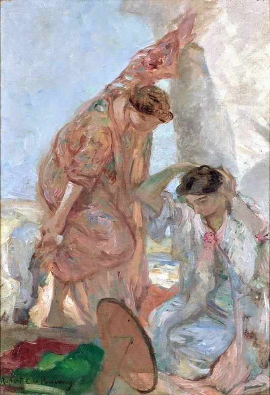 La Toilette, vintage artwork by Rupert Bunny, 12x8" (A4) Poster
