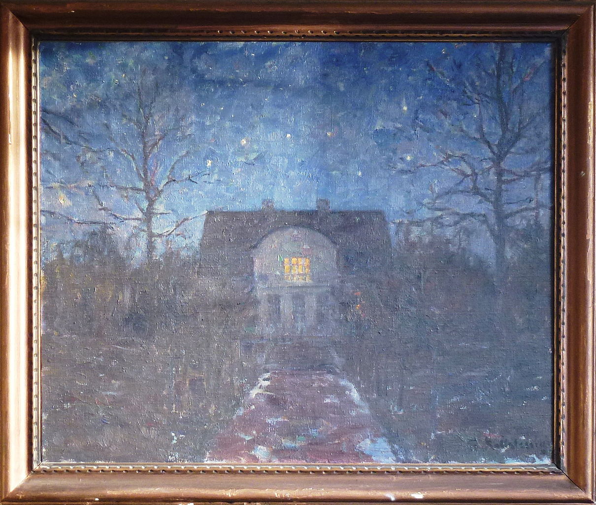 Villa Wahlstrom in Storangen by Gottfrid Kallstenius,A3(16x12")Poster