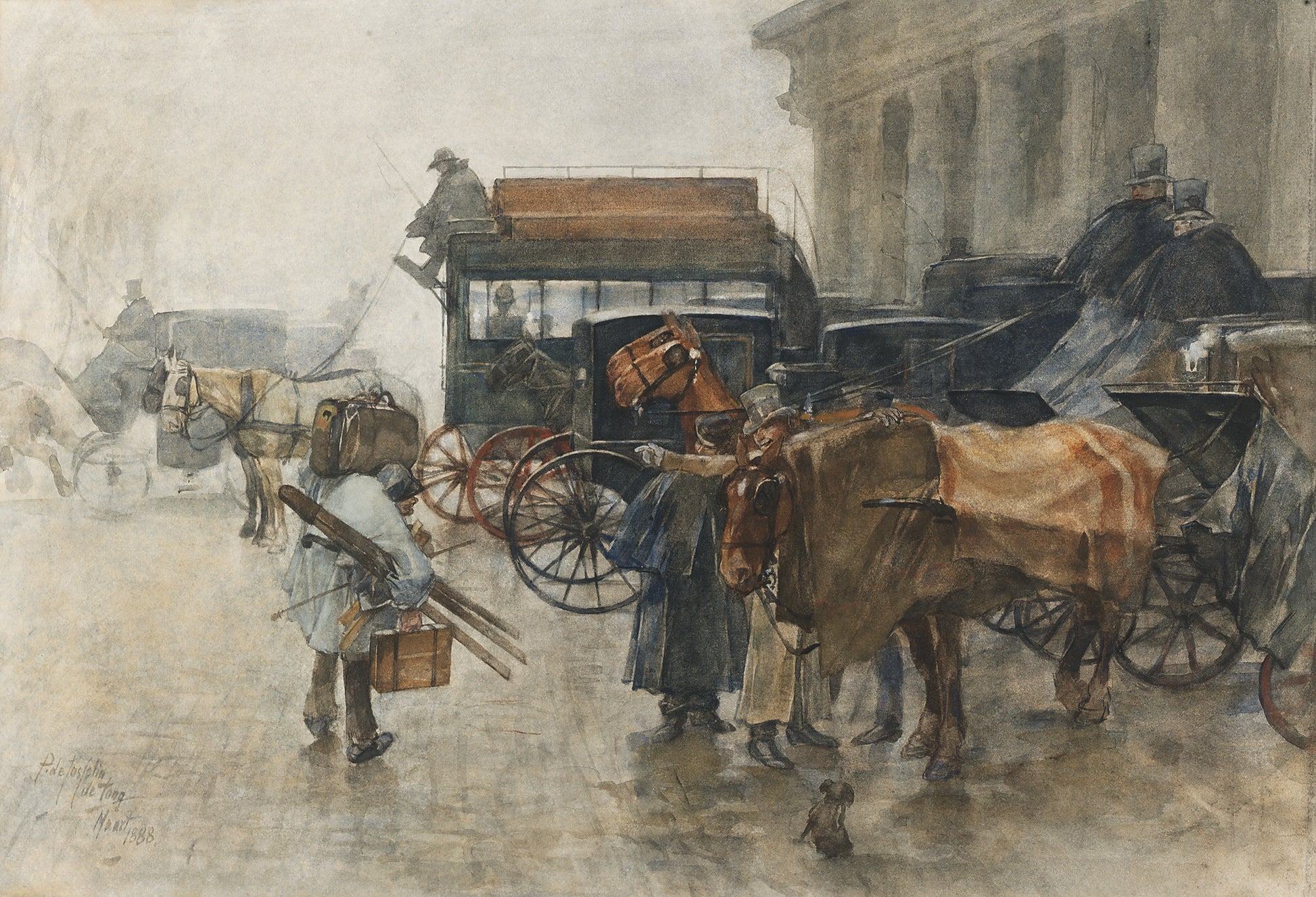 tion Hollands Spoor, The Hague by Pieter de Josselin de Jong,A3(16x12")Poster