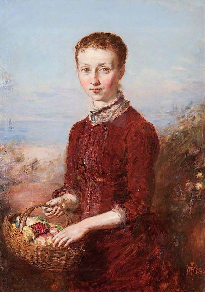 Cut Roses, vintage artwork by William McTaggart, R.S.A., R.S.W., 12x8" (A4) Poster