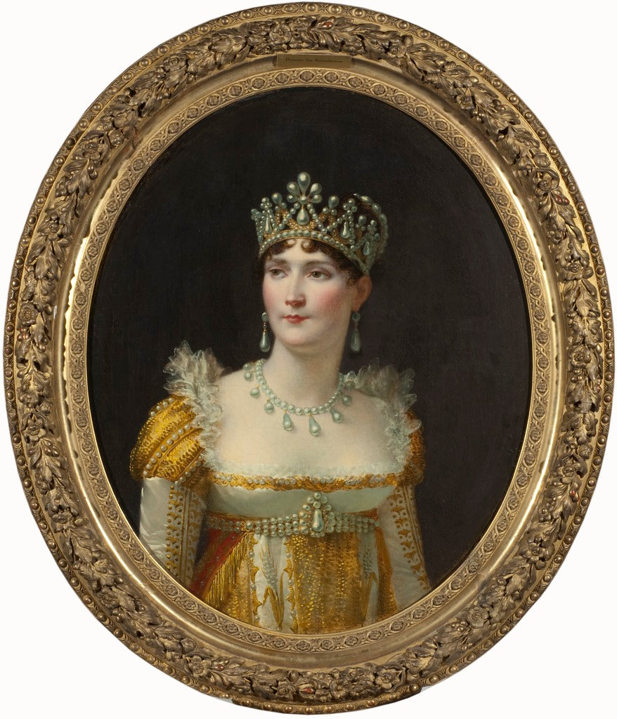 Empress Josephine of France, vintage artwork by Jean-Baptiste Regnault, 12x8" (A4) Poster