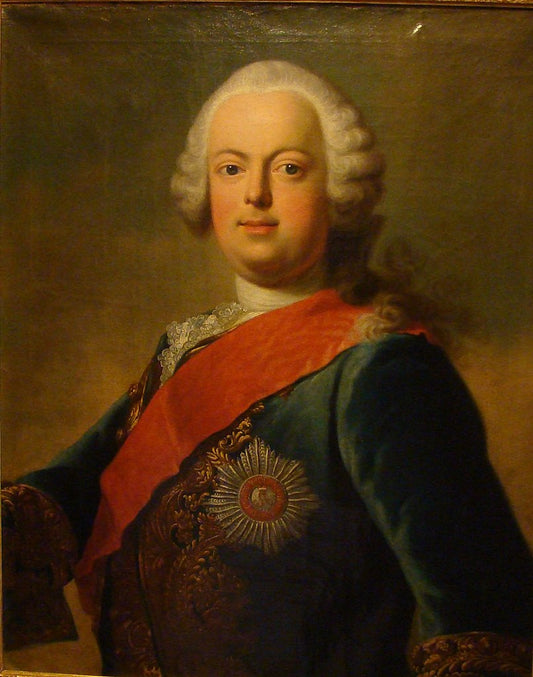 Ludwig Siegfried Graf Vitzthum von Eckstädt, vintage artwork by Georg Desmarees, 12x8" (A4) Poster